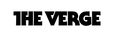 Black 'The Verge' logo on a white background