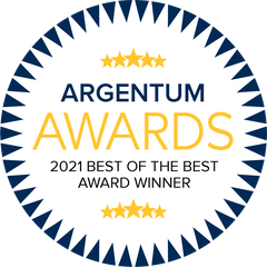 Argentum Awards 2021 Best of the Best award winner badge